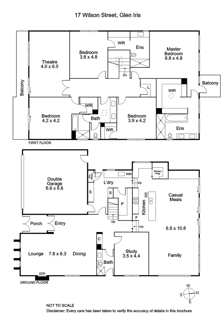 Floorplan of Homely house listing, 17 Wilson Street, Glen Iris VIC 3146