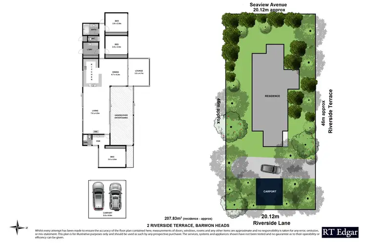 Floorplan of Homely house listing, 2-4 Riverside Terrace, Barwon Heads VIC 3227