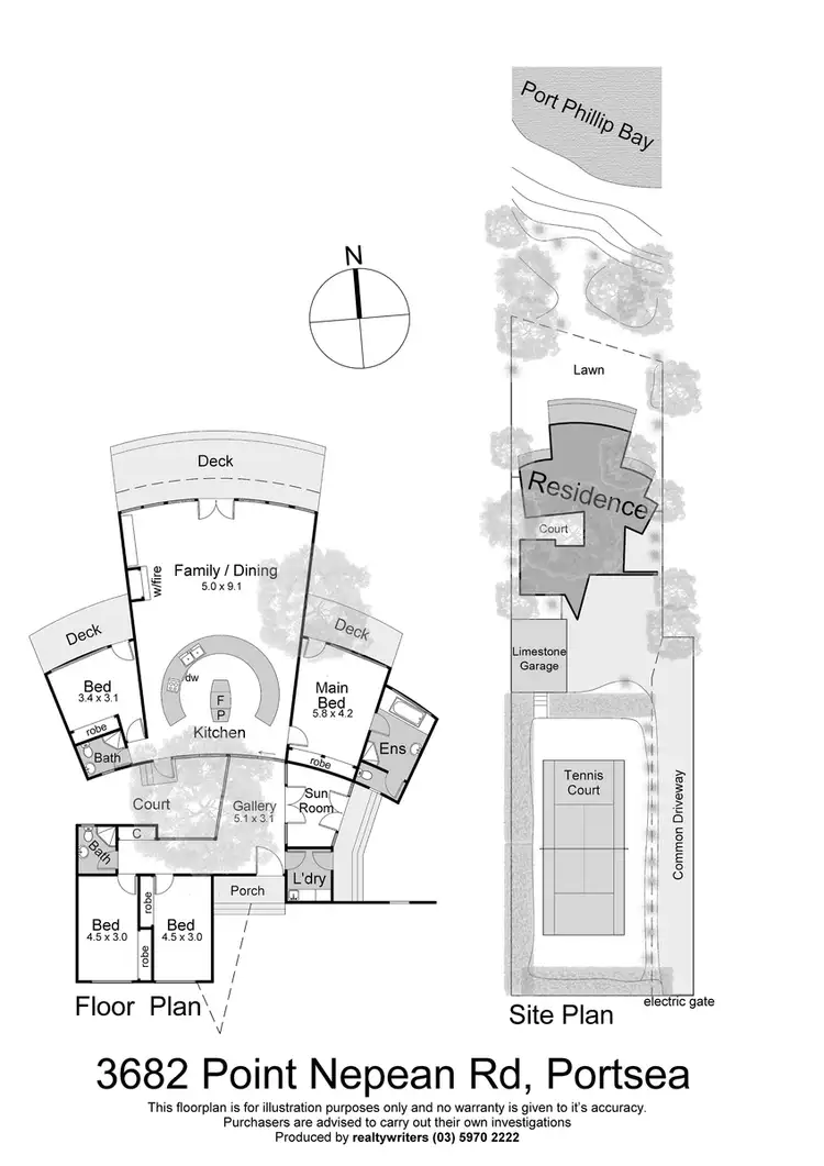Floorplan of Homely house listing, 3682 Point Nepean Road, Portsea VIC 3944