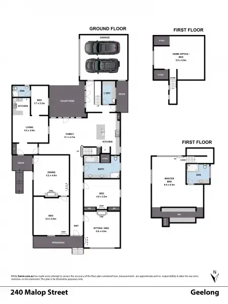 Floorplan of Homely house listing, 240 Malop Street, Geelong VIC 3220