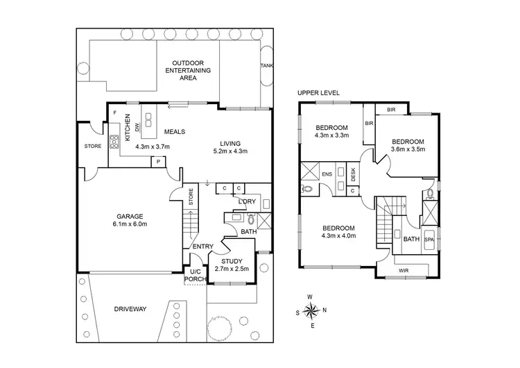 Floorplan of Homely townhouse listing, 8 Dee Street, Balwyn VIC 3103