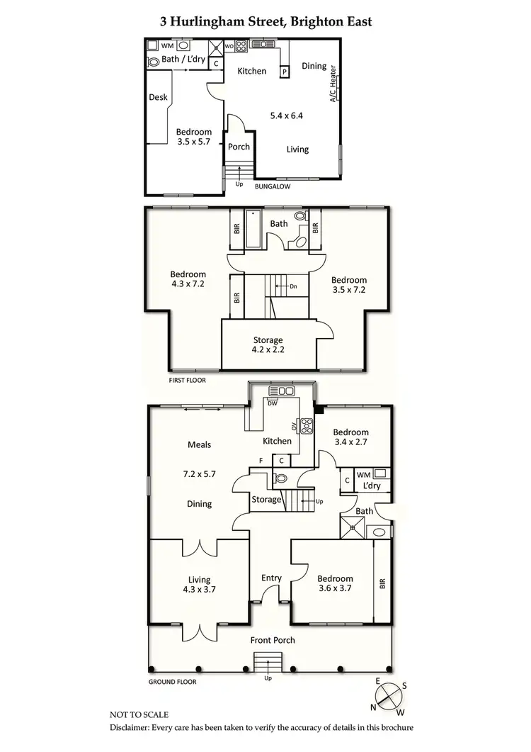 Floorplan of Homely house listing, 3 Hurlingham Street, Brighton East VIC 3187