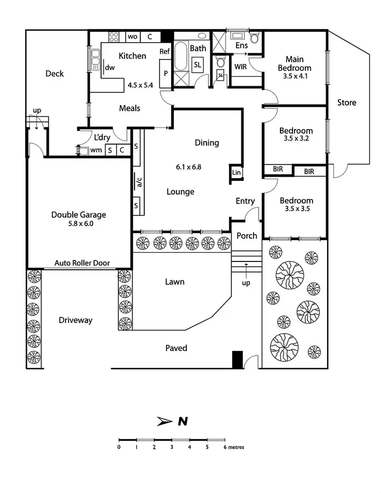Floorplan of Homely unit listing, 1/5 Wanalta Road, Carnegie VIC 3163