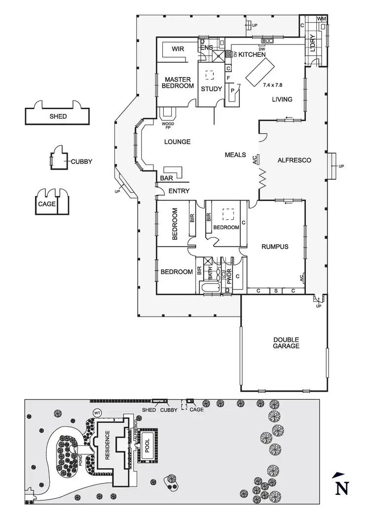 Floorplan of Homely house listing, 6 Fenwick Street, Doreen VIC 3754