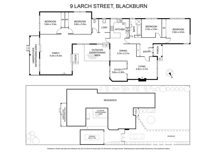 Floorplan of Homely house listing, 9 Larch Street, Blackburn VIC 3130