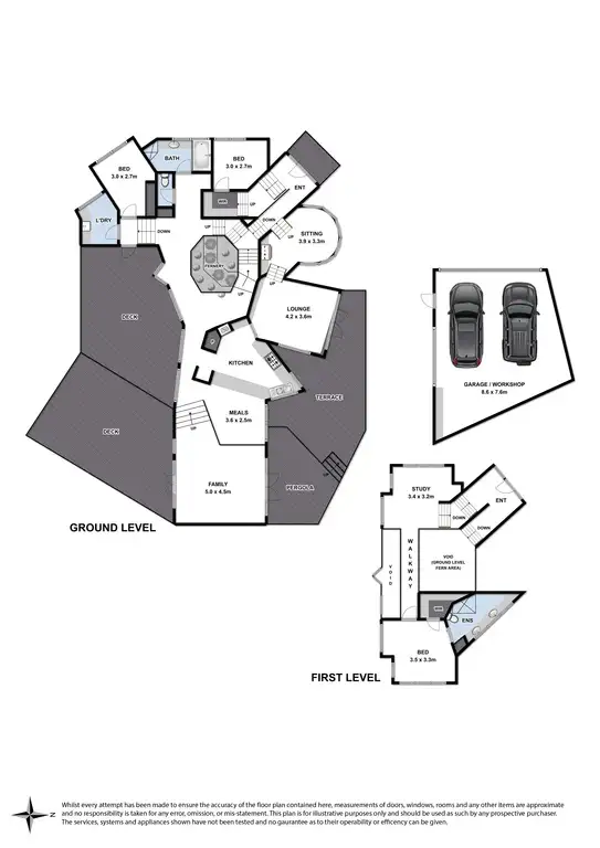 Floorplan of Homely house listing, 19 Lansell Drive, Highton VIC 3216