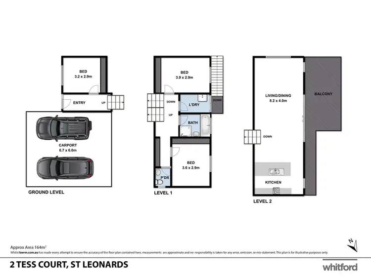 Floorplan of Homely house listing, 2 Tess Court, St Leonards VIC 3223