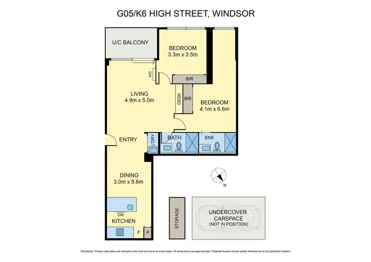 Floorplan of Homely apartment listing, G05/K6 High Street, Windsor VIC 3181