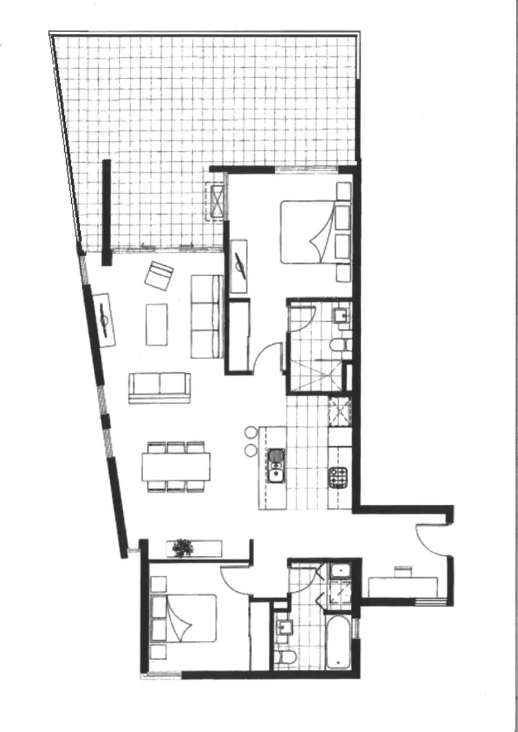 Floorplan of Homely apartment listing, 21/801 Bourke Street, Docklands VIC 3008