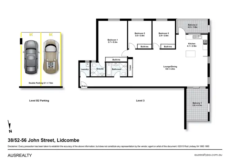 Floorplan of Homely unit listing, 38/52-56 John Street, Lidcombe NSW 2141
