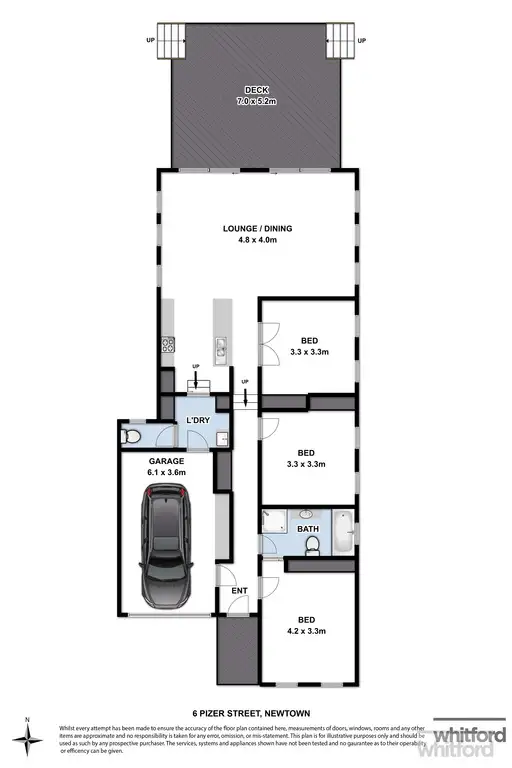 Floorplan of Homely house listing, 6 Pizer Street, Geelong West VIC 3218