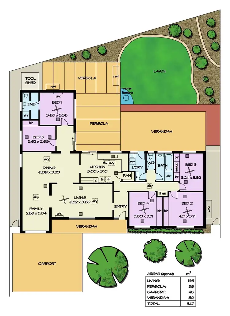 Floorplan of Homely house listing, 464 Milne Road, Redwood Park SA 5097