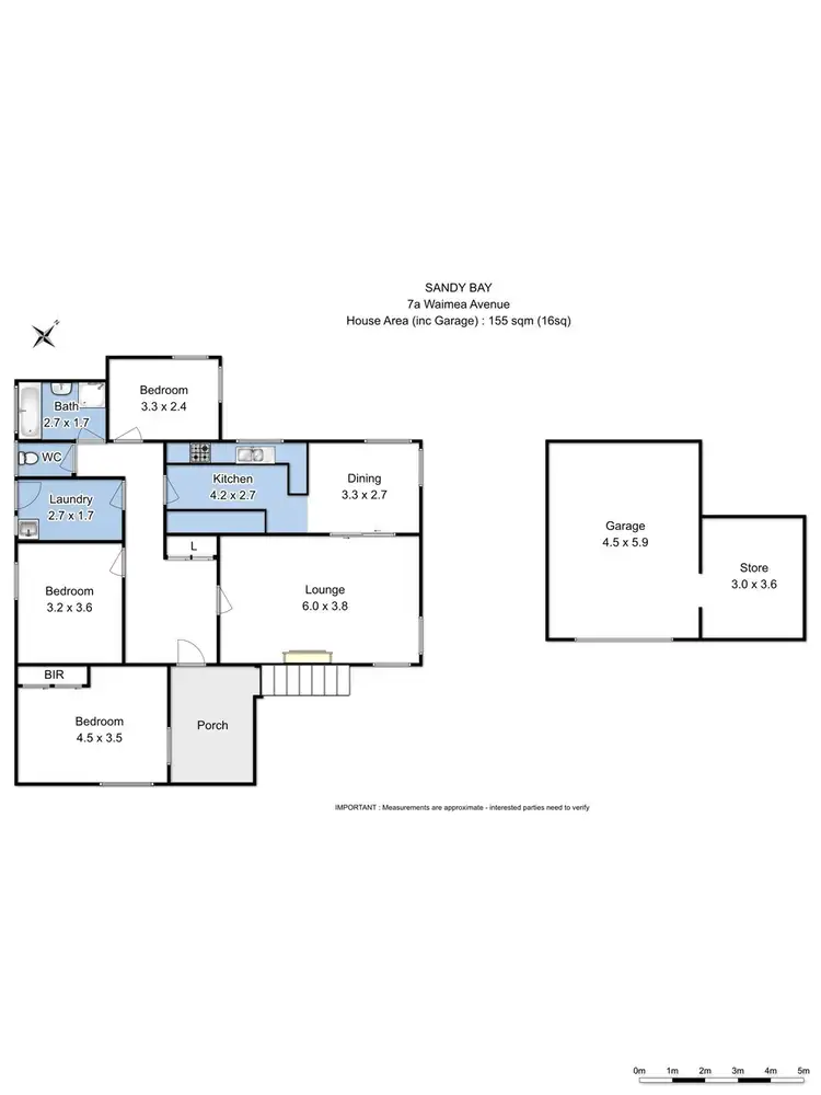Floorplan of Homely house listing, 7A Waimea Avenue, Sandy Bay TAS 7005