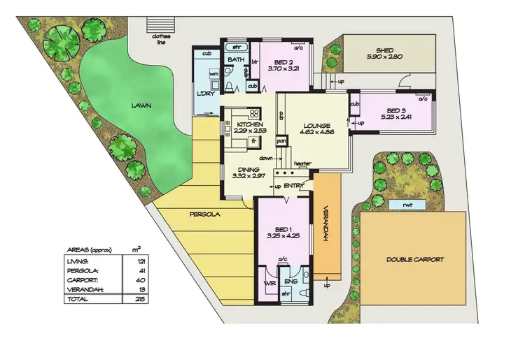 Floorplan of Homely house listing, 12 Witton Street, Flagstaff Hill SA 5159