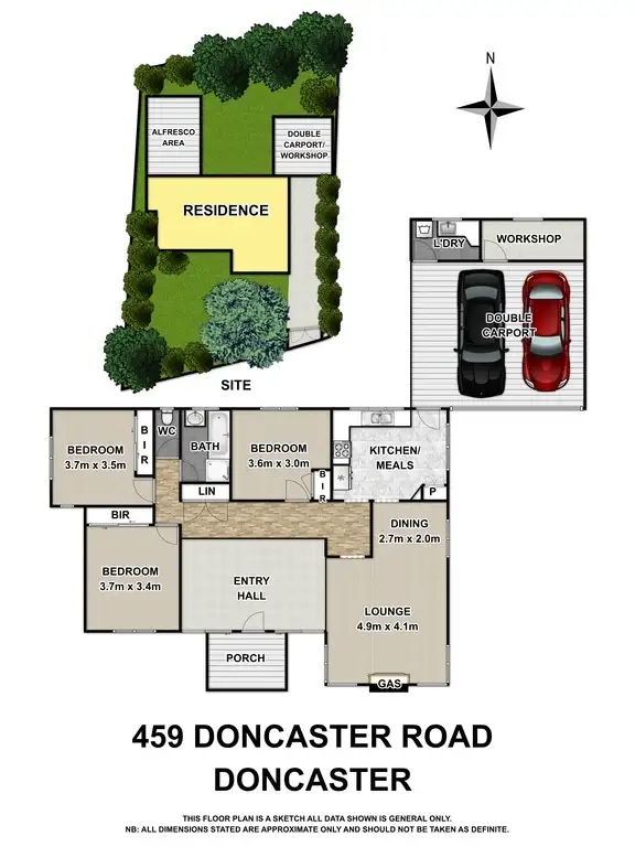 Floorplan of Homely house listing, 453-461 Doncaster Road, Doncaster VIC 3108
