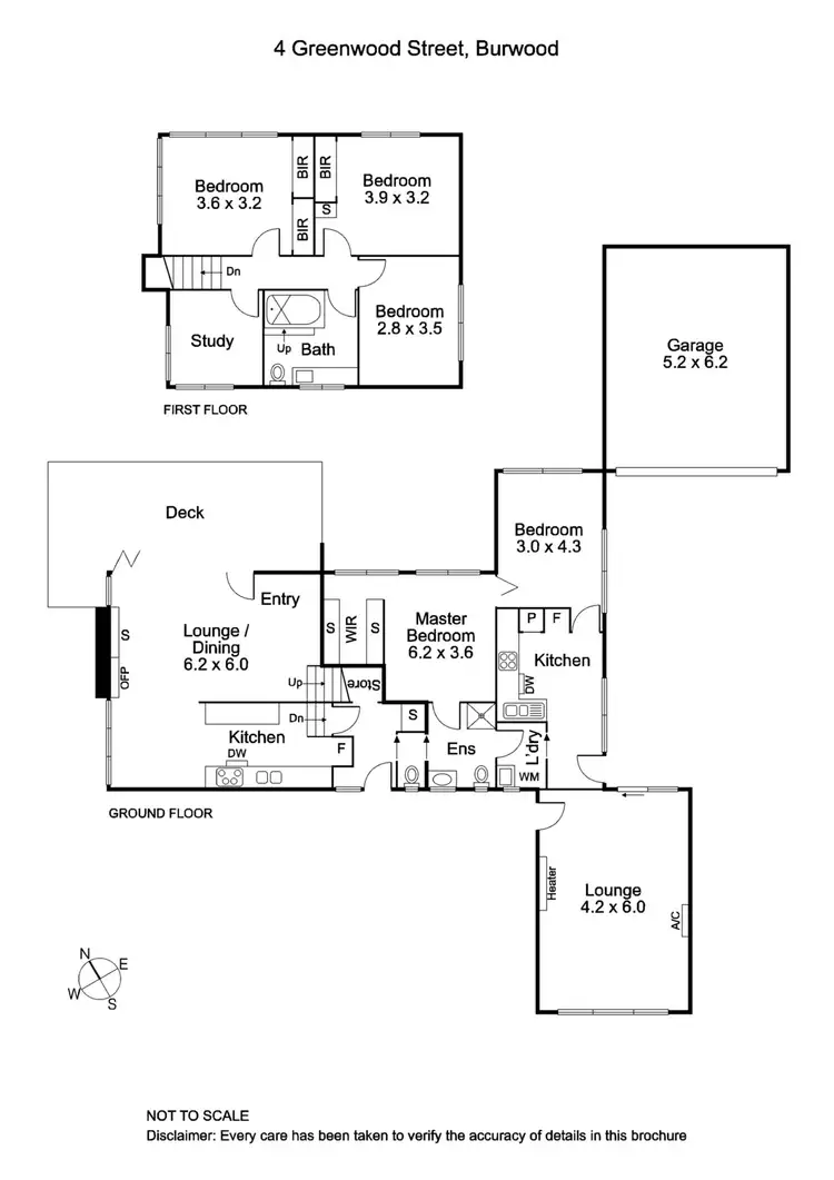 Floorplan of Homely house listing, 4 Greenwood Street, Burwood VIC 3125