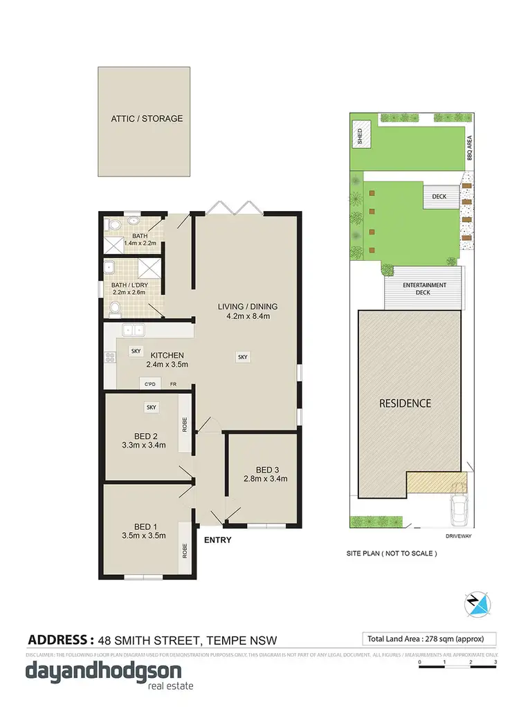Floorplan of Homely house listing, 48 Smith Street, Tempe NSW 2044