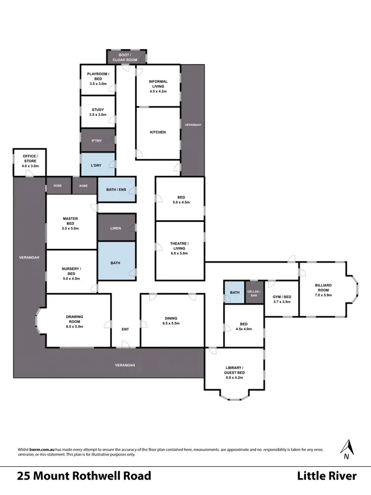 Floorplan of Homely rural property listing, 25 Mount Rothwell Road, Little River VIC 3211