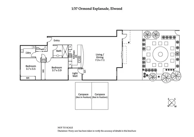 Floorplan of Homely apartment listing, 1/37 Ormond Esplanade, Elwood VIC 3184