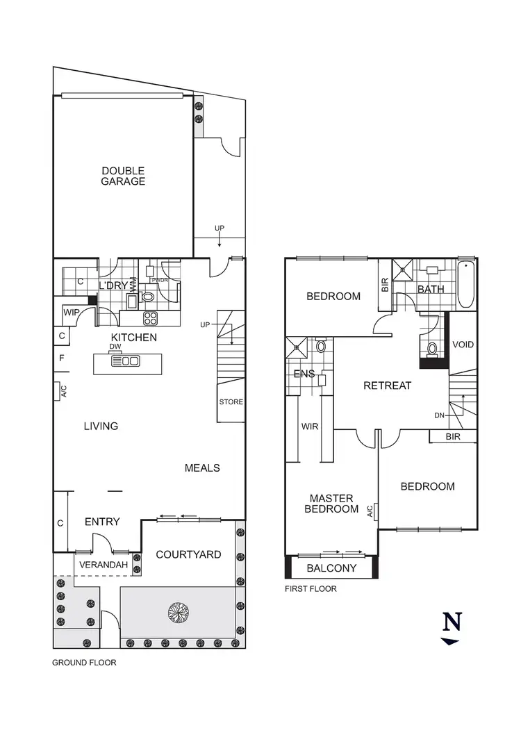 Floorplan of Homely townhouse listing, 9 Newstead Drive, Doreen VIC 3754