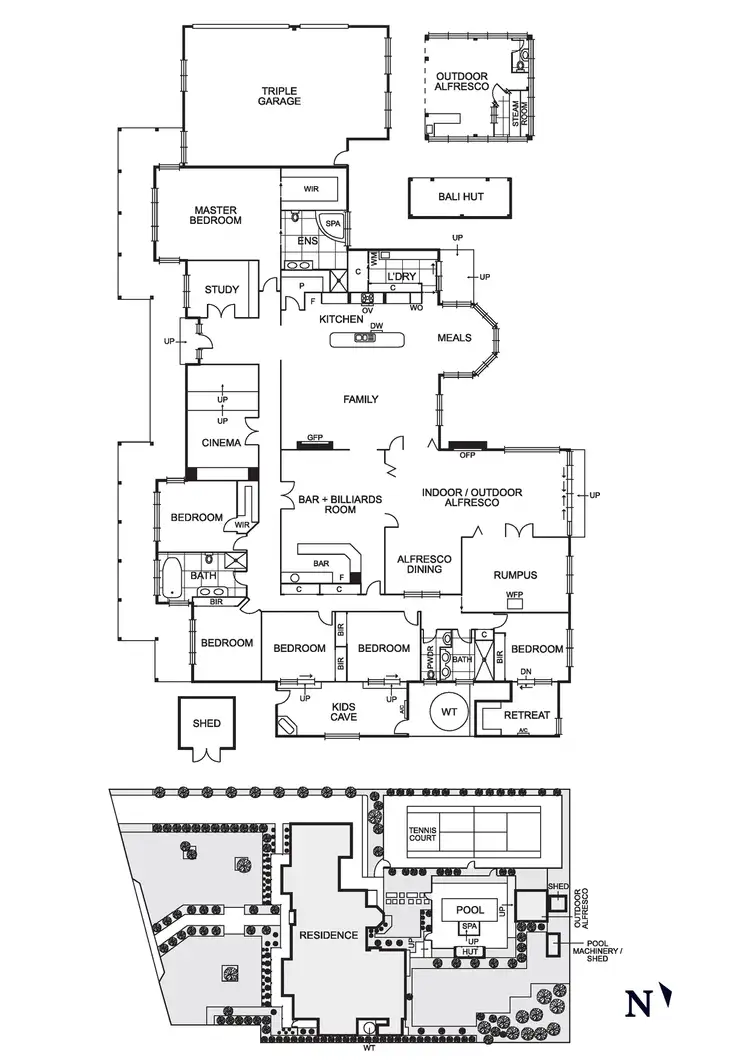 Floorplan of Homely house listing, 62-64 Laurimar Hill Drive, Doreen VIC 3754