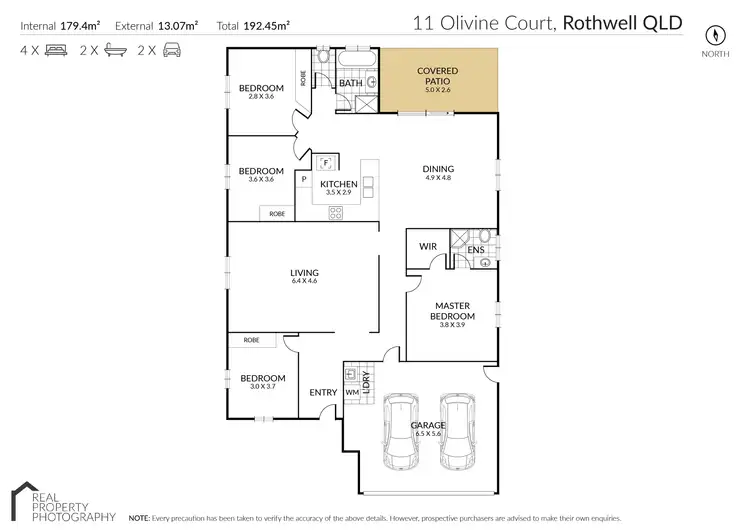 Floorplan of Homely house listing, 11 Olivine Court, Rothwell QLD 4022