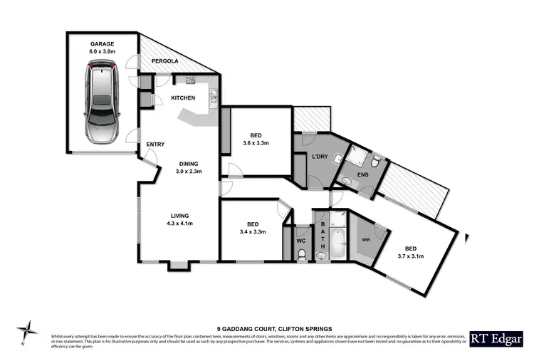 Floorplan of Homely unit listing, 2/9 Gaddang Court, Clifton Springs VIC 3222