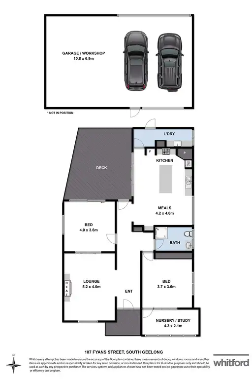 Floorplan of Homely house listing, 107 Fyans Street, South Geelong VIC 3220
