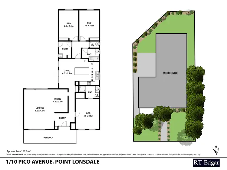 Floorplan of Homely house listing, 1/10 Pico Avenue, Point Lonsdale VIC 3225