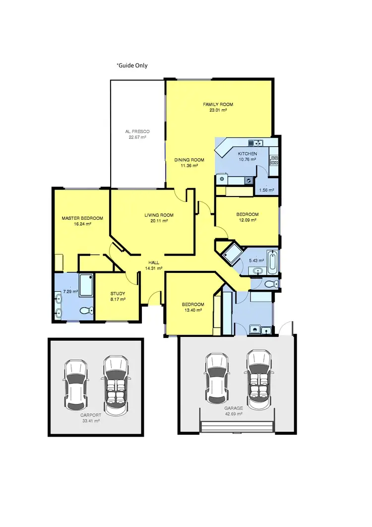 Floorplan of Homely house listing, 10 Eccles Road, Ocean Grove VIC 3226