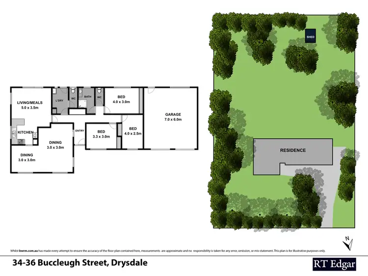 Floorplan of Homely house listing, 34-36 Buccleugh Street, Drysdale VIC 3222