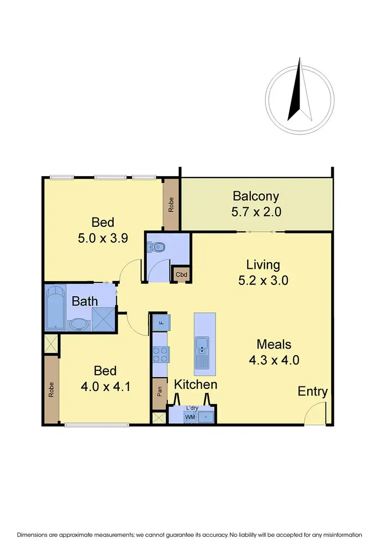 Floorplan of Homely apartment listing, 8/26 Bourke Street, Ringwood VIC 3134