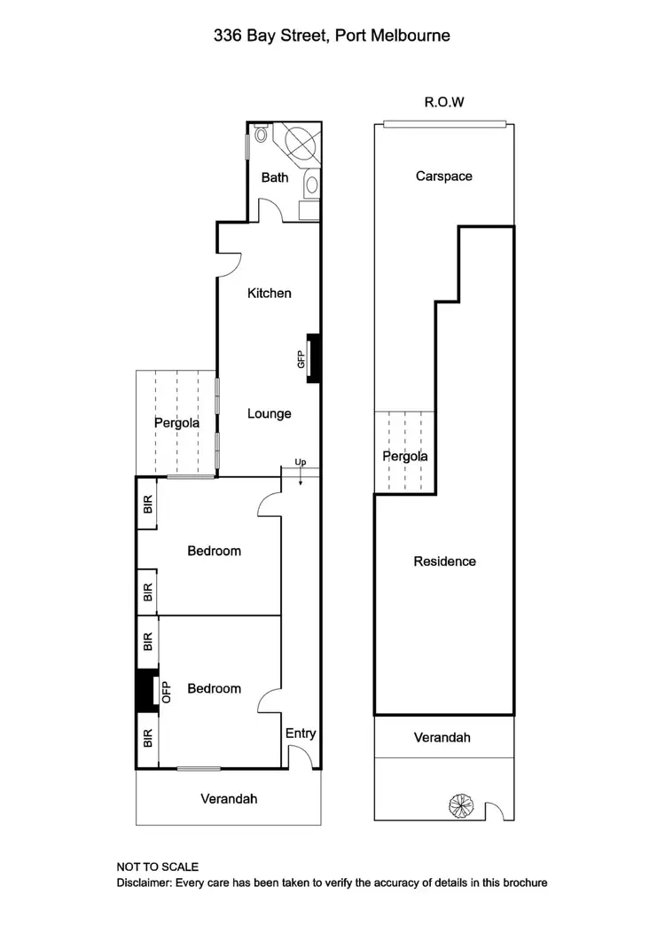 Floorplan of Homely house listing, 336 Bay Street, Port Melbourne VIC 3207