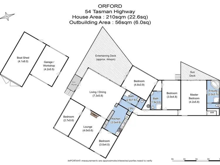 Floorplan of Homely house listing, 54 Tasman Highway, Orford TAS 7190