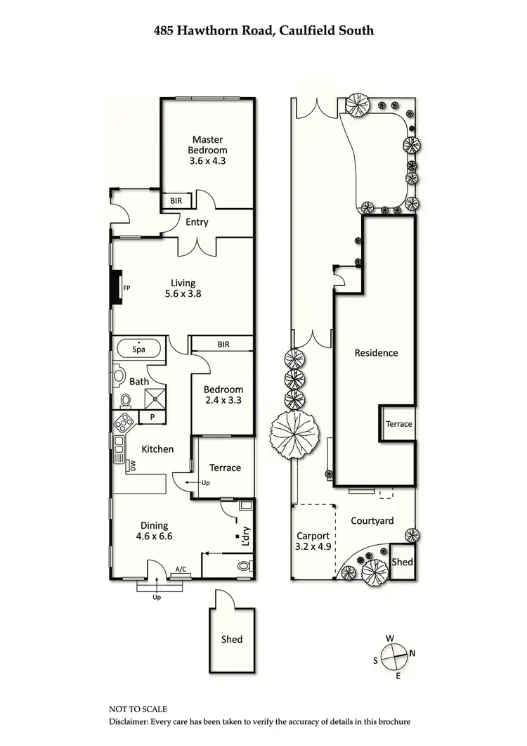 Floorplan of Homely house listing, 485 Hawthorn Road, Caulfield South VIC 3162