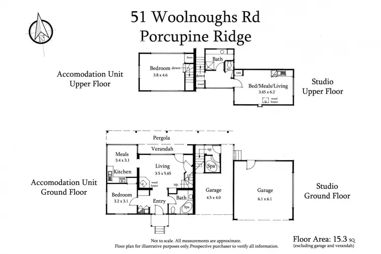 Floorplan of Homely house listing, 51 Woolnoughs Road, Porcupine Ridge VIC 3461