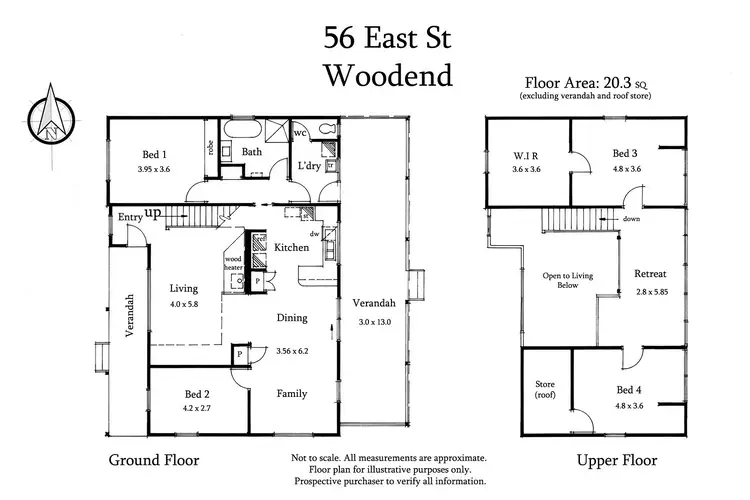 Floorplan of Homely house listing, 56 East Street, Woodend VIC 3442