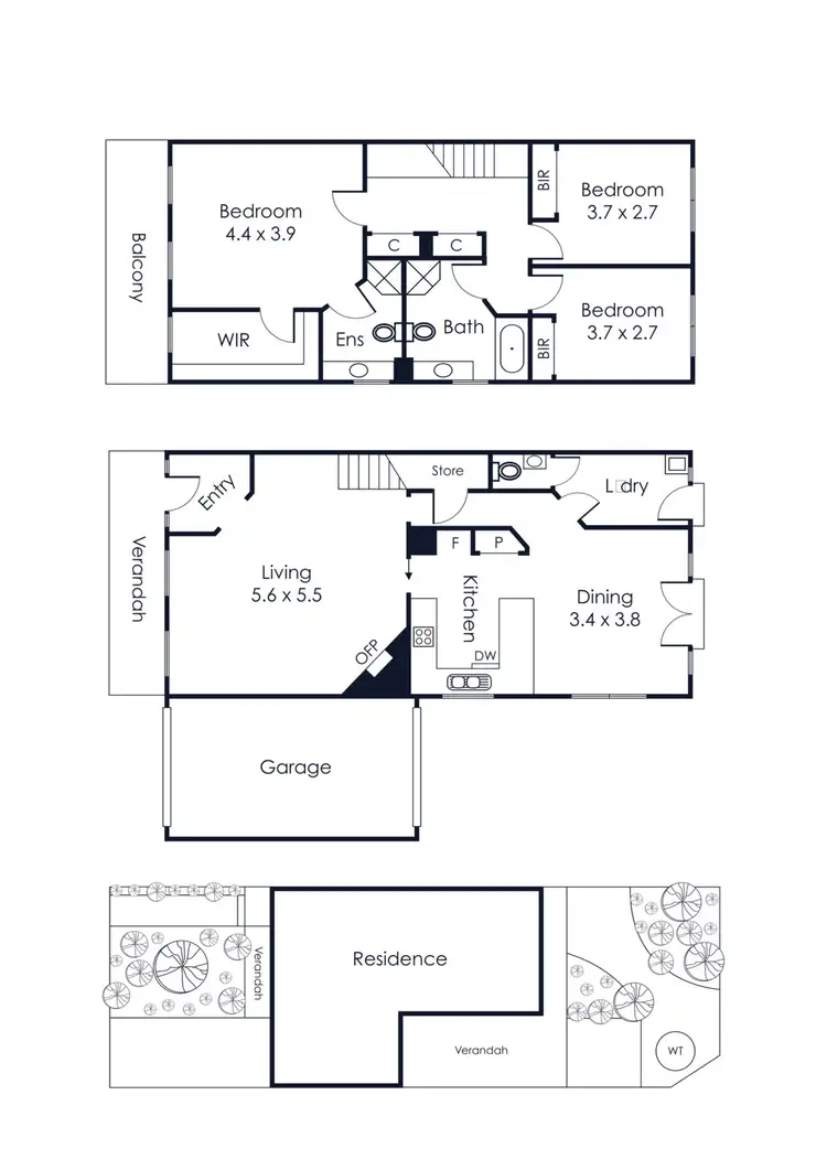 Floorplan of Homely house listing, 14A Moselle Street, Mont Albert North VIC 3129
