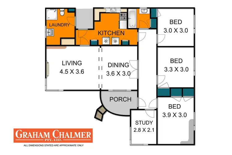 Floorplan of Homely house listing, 188 Macarthur Street, Sale VIC 3850