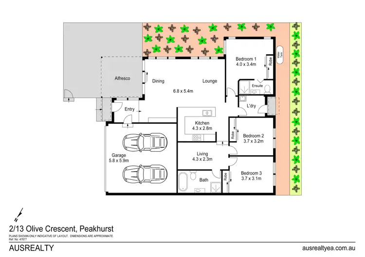 Floorplan of Homely house listing, 13B Olive Crescent, Peakhurst NSW 2210