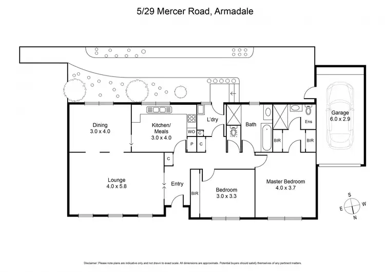 Floorplan of Homely townhouse listing, 5/29 Mercer Road, Armadale VIC 3143