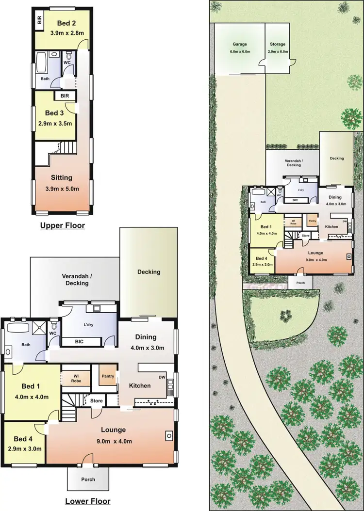 Floorplan of Homely house listing, 35 Bass Vista Boulevard, Cape Schanck VIC 3939