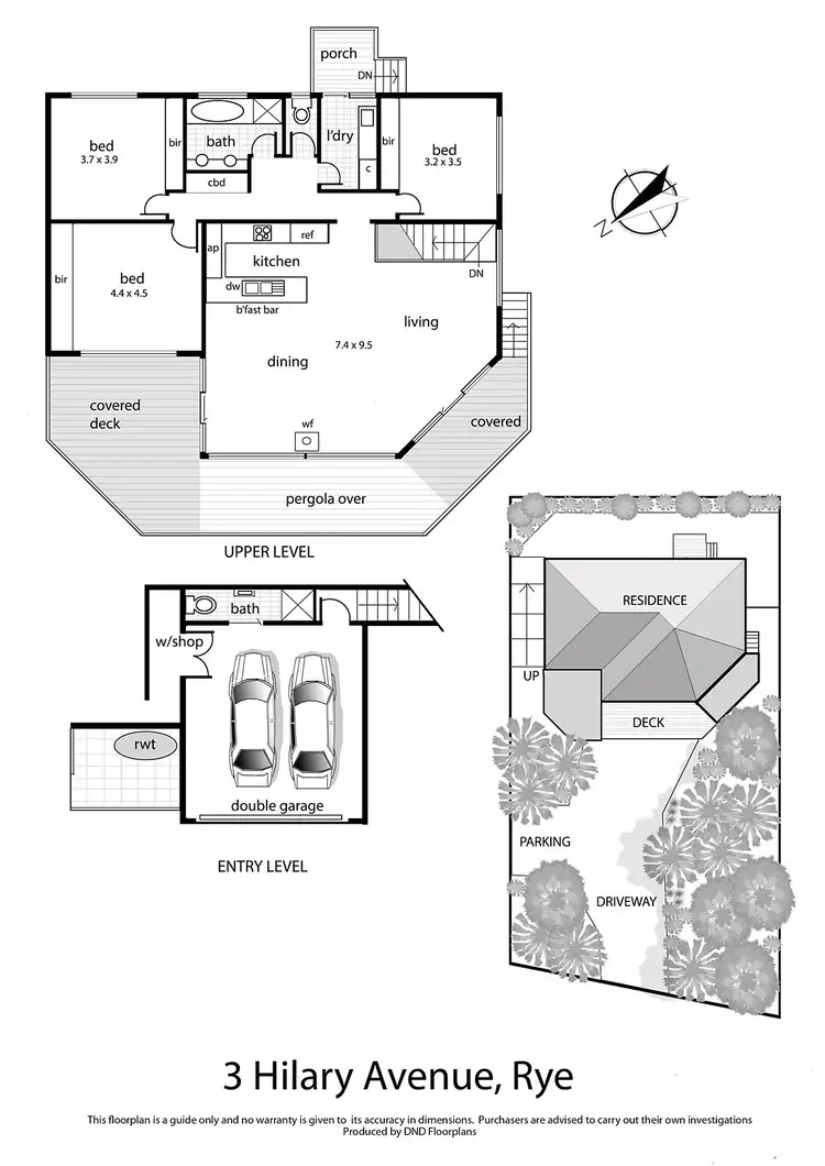 Floorplan of Homely house listing, 3 Hilary Avenue, Rye VIC 3941