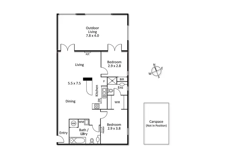 Floorplan of Homely apartment listing, 7/174 Esplanade East, Port Melbourne VIC 3207
