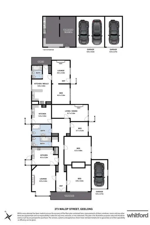 Floorplan of Homely house listing, 273 Malop Street, Geelong VIC 3220