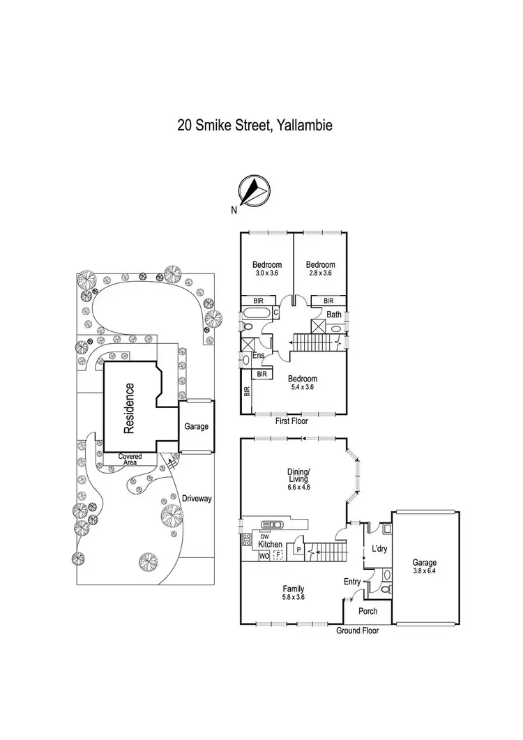 Floorplan of Homely house listing, 20 Smike Street, Yallambie VIC 3085