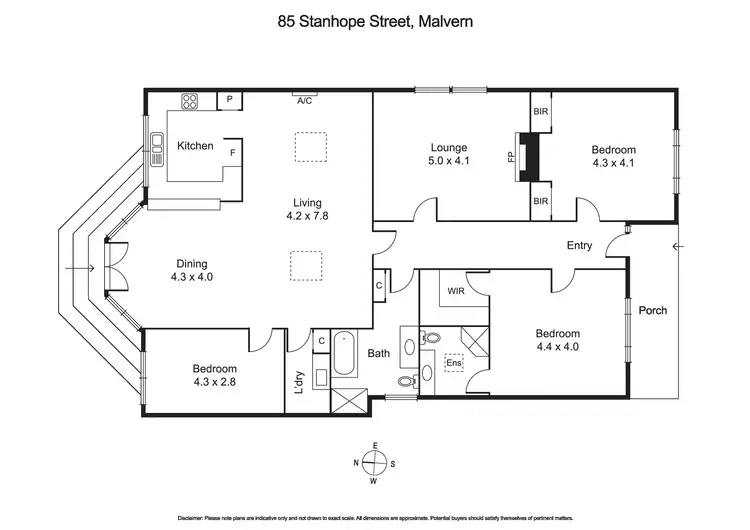 Floorplan of Homely house listing, 85 Stanhope Street, Malvern VIC 3144
