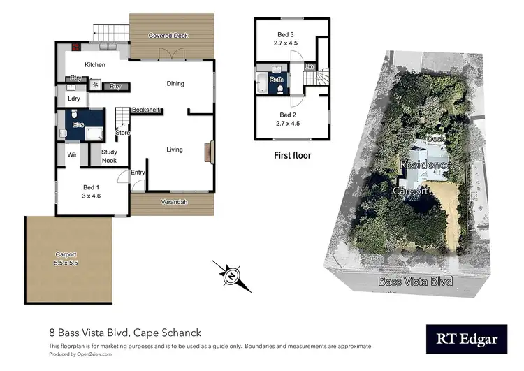 Floorplan of Homely house listing, 8 Bass Vista Boulevard, Cape Schanck VIC 3939