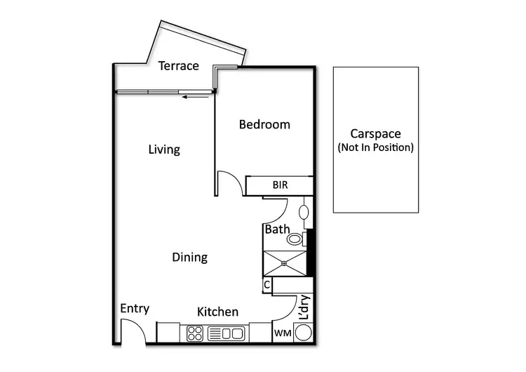 Floorplan of Homely apartment listing, 54/2 Esplanade West, Port Melbourne VIC 3207