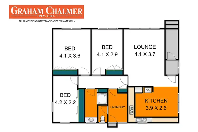 Floorplan of Homely house listing, 4 Alexandra Avenue, Sale VIC 3850